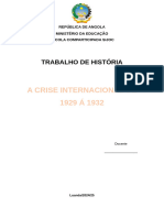 TRABALHO O Nascimento Do Pan-Africanismo