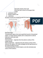 Pectoral and Should Girdle and Veous