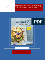 Test Bank For Human Nutrition: Science For Healthy Living, 3rd Edition Tammy Stephenson