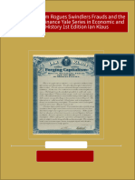 Forging Capitalism Rogues Swindlers Frauds and The Rise of Modern Finance Yale Series in Economic and Financial History 1st Edition Ian Klaus