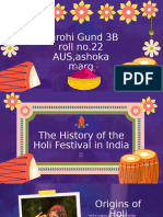 History of Holi Festival Presentation