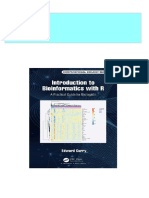 Introduction To Bioinformatics With R A Practical Guide For Biologists Chapman Hall CRC Computational Biology Series 1st Edition Edward Curry