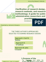 Clarification of Research Design Research Methods and Research Methodology by Abutaben