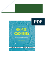 (Ebook PDF) Introduction To Forensic Psychology: Research and Application 5th Edition 2024 Scribd Download