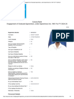 Engagement of Graduate Apprentices, Under Apprentices Act, 1961 For FY 2024-25