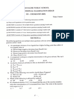 Chemistry Descriptive Exam 11.09.2024