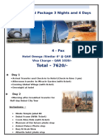 Exotic Dubai Package 3 Nights 4 Days GTT