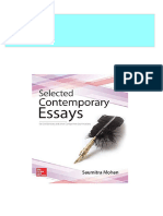 Immediate Download Selected Contemporary Essays Saumitra Mohan Ebooks 2024