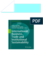 PDF International Business, Trade and Institutional Sustainability Walter Leal Filho Download