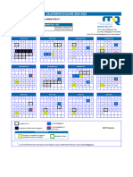 Calendrier 2024 2025 DEP