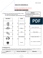 Analyse Sensorielle Cours 26112020