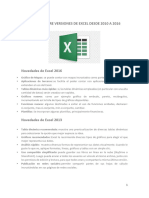 Diferencias Entre Versiones de Excel