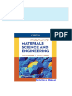 Instant Download Essentials of Materials Science and Engineering SI Edition 3rd Edition Askeland Solutions Manual PDF All Chapter