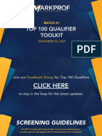 MP21 Top 100 Qualifier Toolkit