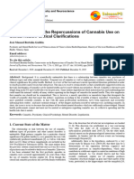 Controversies On The Repercussions of Cannabis Use On Mental Health: Critical Clarifications