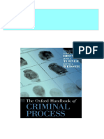 The Oxford Handbook of Criminal Process Darryl K Brown All Chapters Instant Download