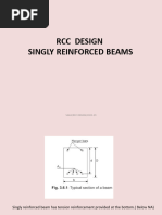 Singly Reinforced Beams