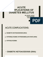 Complications of Diabetes Mellitus