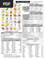 Unit 4 - Food & Drink