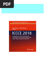 ICCCE 2018: Proceedings of The International Conference On Communications and Cyber Physical Engineering 2018 Amit Kumar