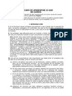 Aparentar Lo Que No Somos, El Pecado de