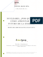 Nucleares, Por Qué No. Como Afrontar El Futuro de La Energía