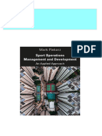 Full Download Sport Operations Management and Development An Applied Approach 1st Edition Piekarz PDF