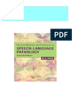 Complete Clinical Methods and Practicum in Speech Language Pathology 7th Edition M.N. Hegde PDF For All Chapters