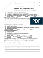 Examen de Anatomia Ix Unidad - 5to Año