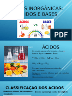 Funções Inorgânicas Acidos e Bases