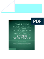 Tallinn Manual 2 0 On The International Law Applicable To Cyber Operations 2nd Edition Michael N. Schmitt All Chapter Instant Download