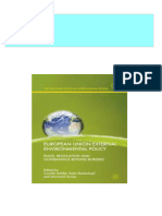 PDF European Union External Environmental Policy: Rules, Regulation and Governance Beyond Borders 1st Edition Camilla Adelle Download