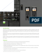 SenseFace 2A Facial Access Control Terminal - Datasheet - 202404