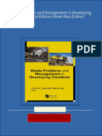 Waste Problems and Management in Developing Countries 1st Edition Umair Riaz (Editor) All Chapter Instant Download