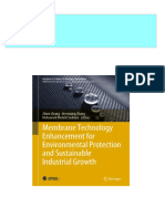 Membrane Technology Enhancement For Environmental Protection and Sustainable Industrial Growth Zhien Zhang 2024 Scribd Download