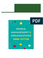 Full (Ebook PDF) People, Management and Organizations 1st Ed. 2018 Edition PDF All Chapters