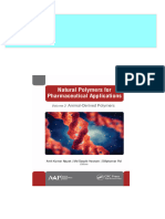 Natural Polymers For Pharmaceutical Applications Volume 3 Animal Derived Polymers 1st Edition Amit Kumar Nayak (Editor)