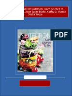 Solution Manual For Nutrition: From Science To You, 4th Edition, Joan Salge Blake, Kathy D. Munoz Stella Volpe