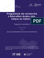 Programme de Recherche Education Arabo-Isla-mique Au Sahel