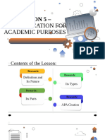 Lesson 5 Communication For Academic Purposes