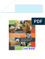 Immediate Download Fundamentals of Selling Customers For Life Through Service 13th Edition Futrell Test Bank All Chapters