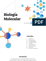 Presentación Científica Biología Molecular Ilustraciones Coloridas Fondo Blanco PDF