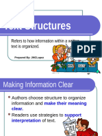 GRADE 9 - Text Structures