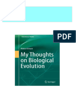 PDF My Thoughts On Biological Evolution Motoo Kimura Download