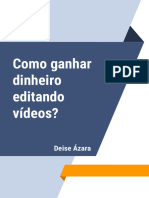 Ebook - Como Ganhar Dinheiro Editando Vídeos