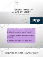 Different Types of Shape of Chest