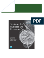 Complete (Ebook PDF) Statistics For Business and Economics, Global Edition 9th Edition PDF For All Chapters