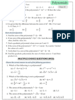 X - Cbse - Polynomials