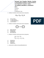 Examen de Química Orgánica - Iii Modulo