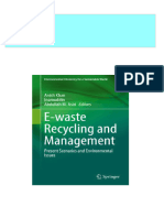 Ebooks File E-Waste Recycling and Management: Present Scenarios and Environmental Issues Anish Khan All Chapters